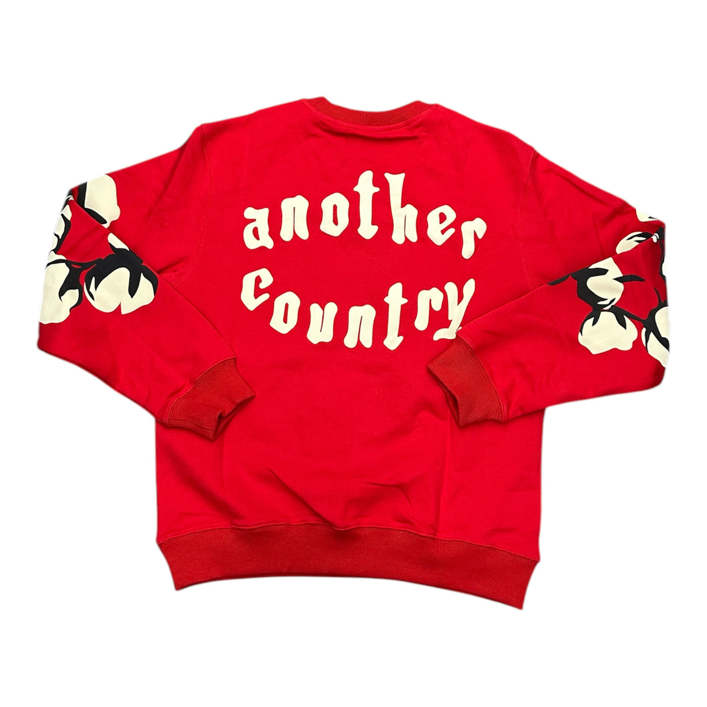 Denim Tears “another country” Red Sweatshirt