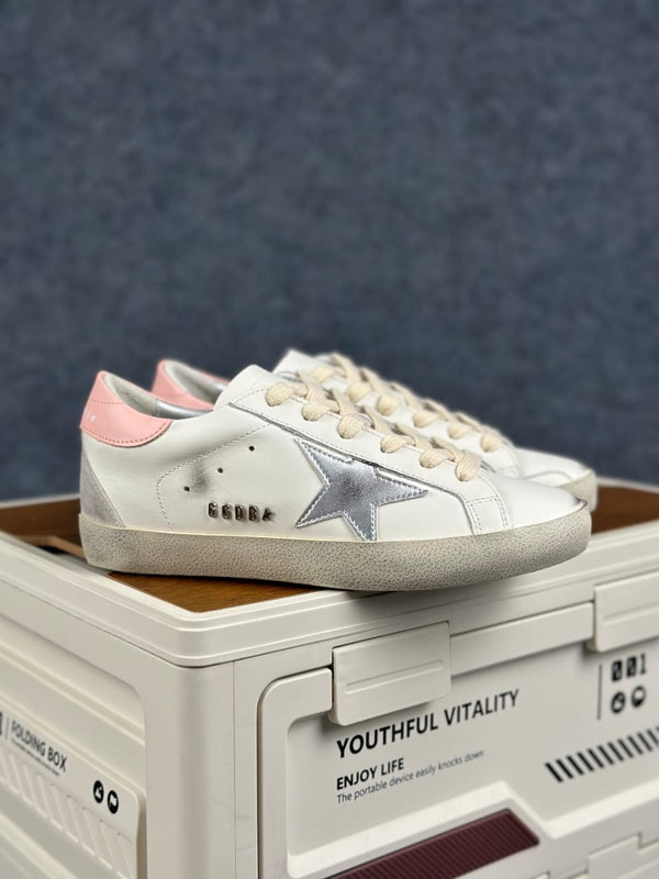 Golden Goose White/Silver/Pink