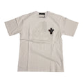 Chrome Heart Black Print Cross White Tee
