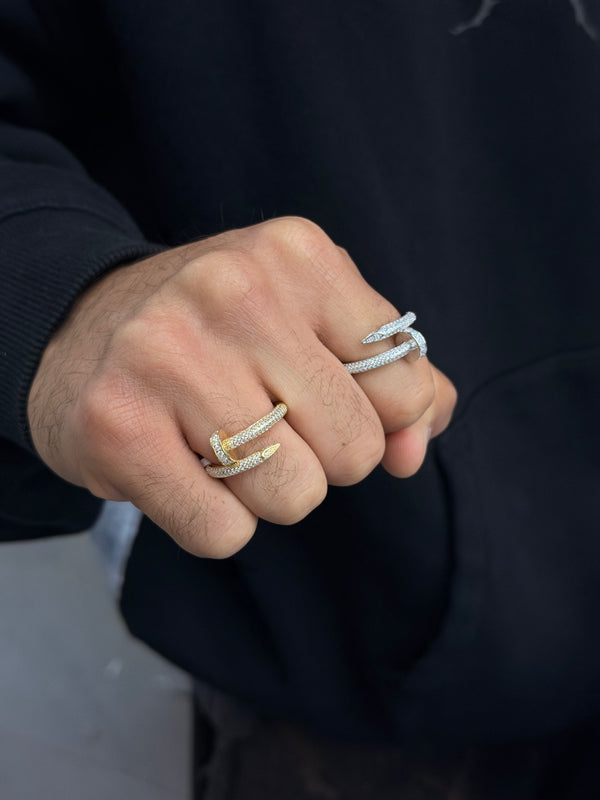 Nail Diamond Ring