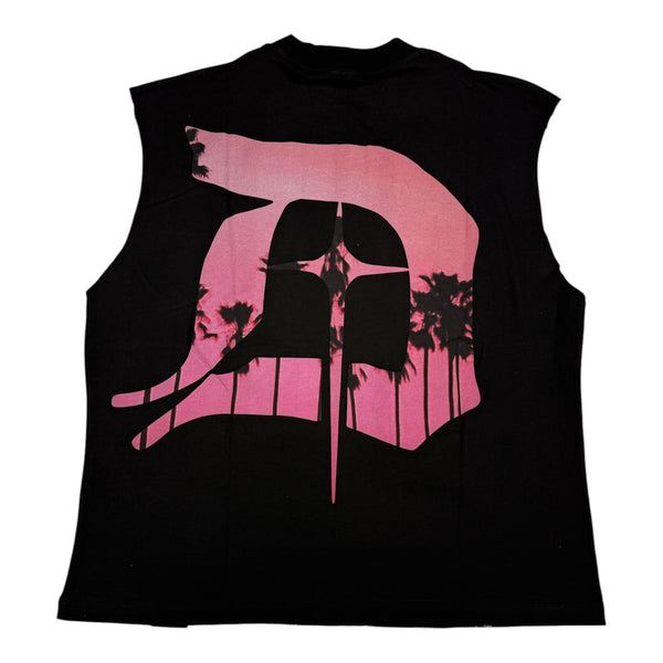 Digital “Hollywood View” Sleeveless Tee