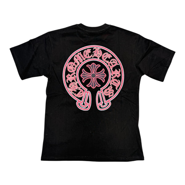 Chrome Heart Pink/Blue Logo Tee