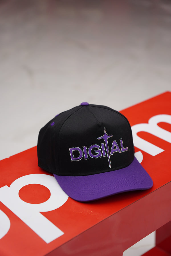 Digital Black/Purple Cap