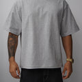 Shaka Wear Grey Cropped Tee