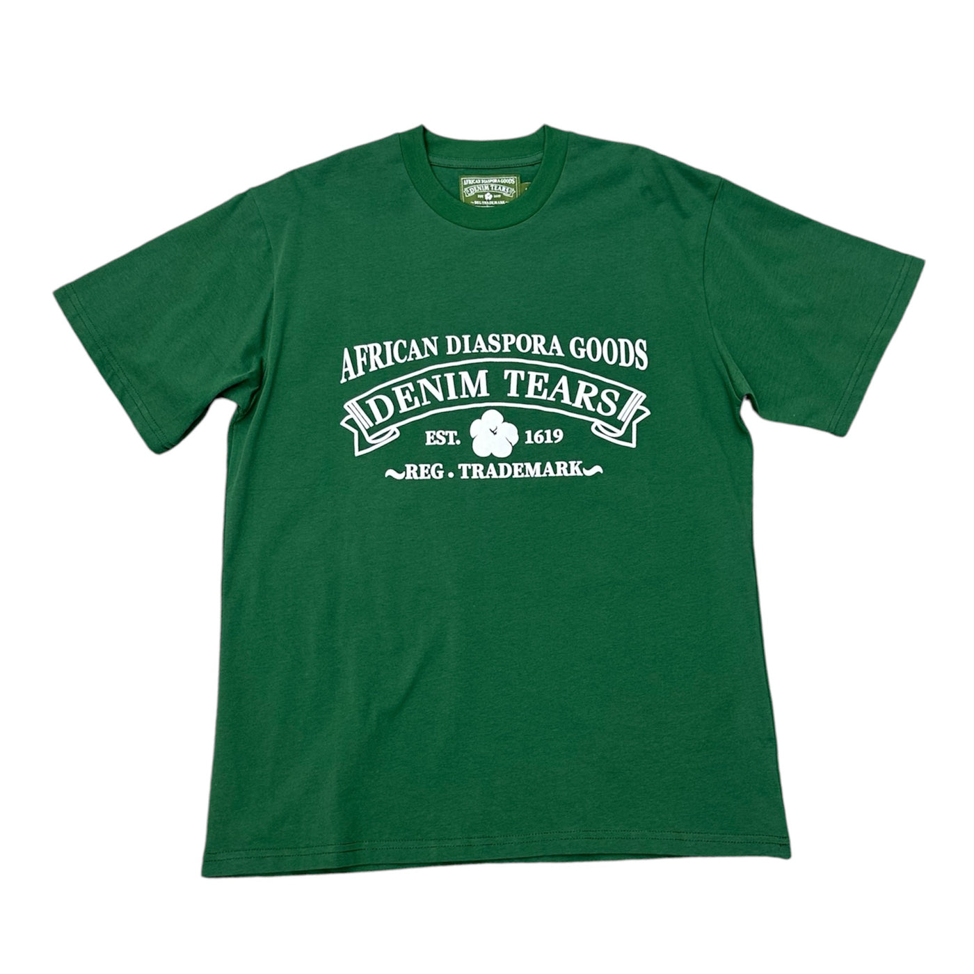 Denim Tear African Diaspora Goods Green Tee
