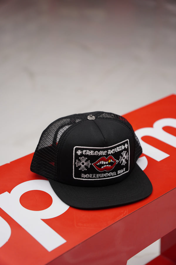 Chrome Heart “Golden Tooth” Black Cap