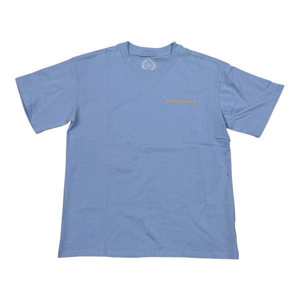 Chrome Heart Yellow Logo / Light Blue Tee