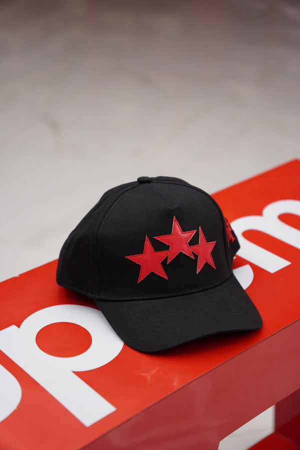 Amiri “Star” Black/Red Cap