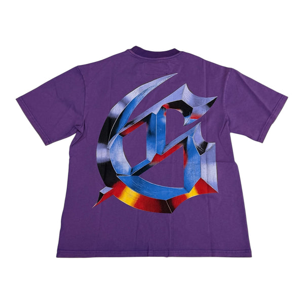 Godspeed Future Logo Print Purple Tee