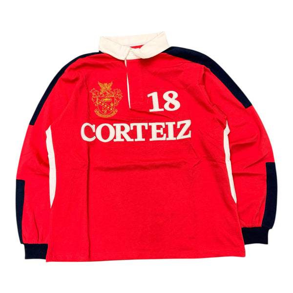 Corteiz Red Polo Longsleeve Tee