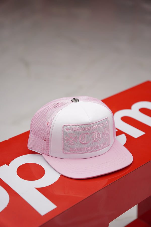 Chrome Hearts Pink/White Cap