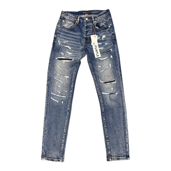 Purple Broken Blue Jean