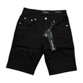 Purple Jean Short Black