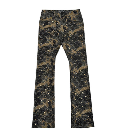 Embellish Rhinestone Flare Vicious Jean