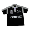 Corteiz Black Grey Polo Tee