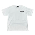 Purple Tee Basic White
