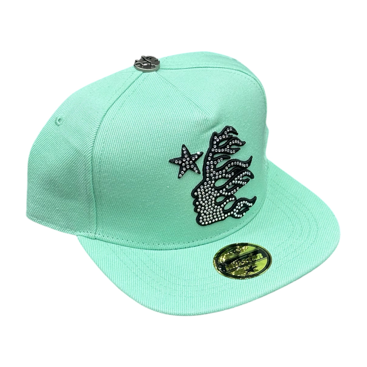 Hellstar Mint Green Diamond Cap