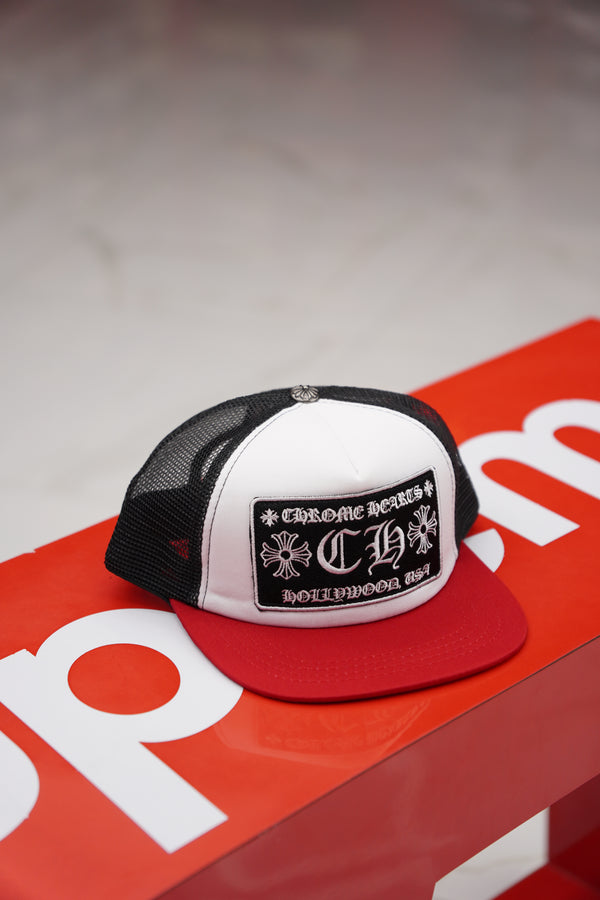 Chrome Heart White/Red Cap