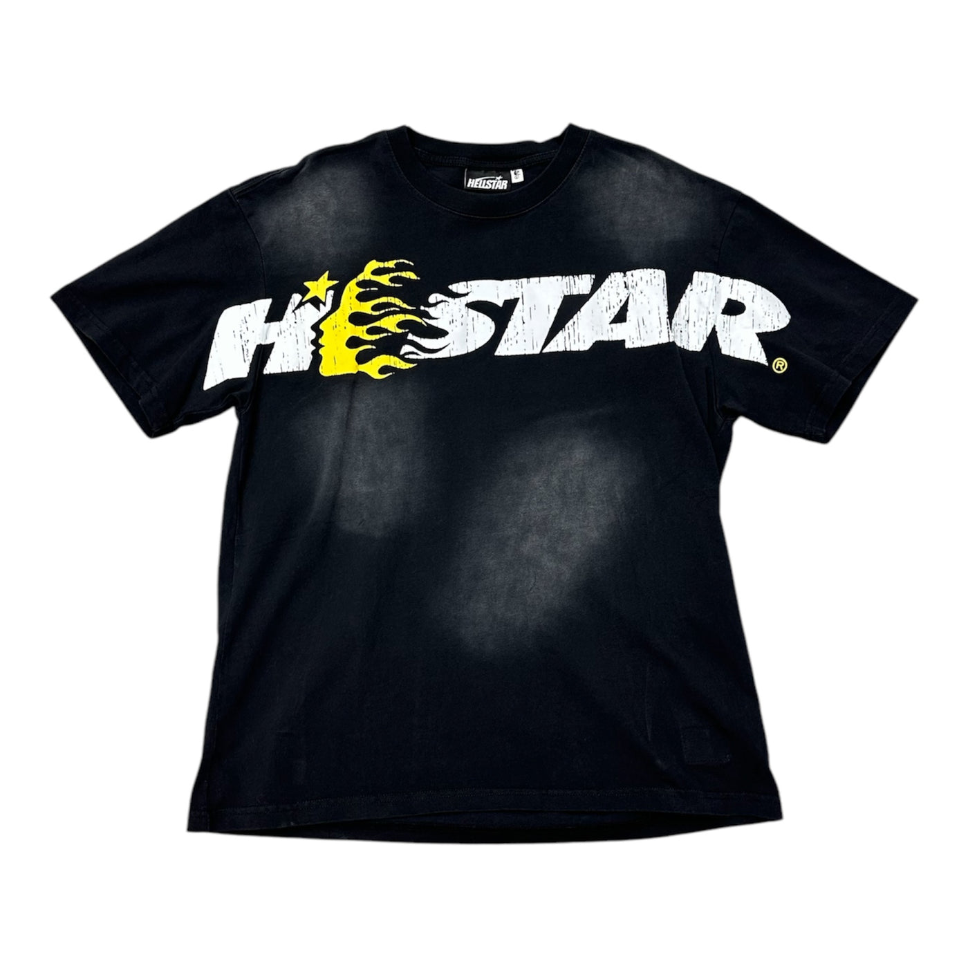 Hellstar Tee Yellow Face Logo