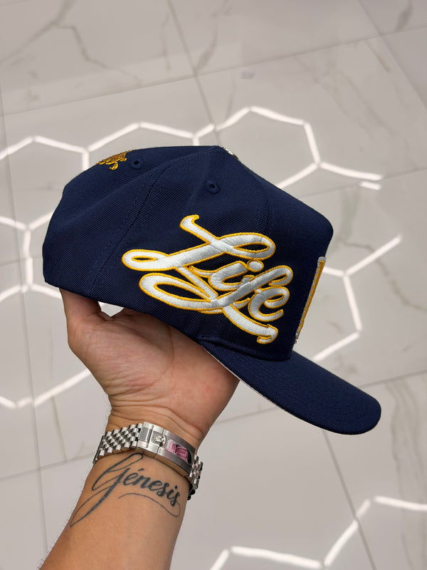 Life Hustler Blue/Yellow Cap