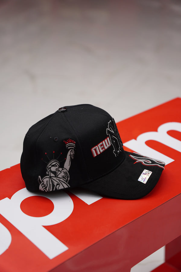 CF NY Black/Red Cap