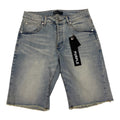 Purple Blue Denim Short