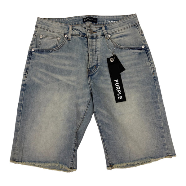 Purple Blue Jean Denim Short
