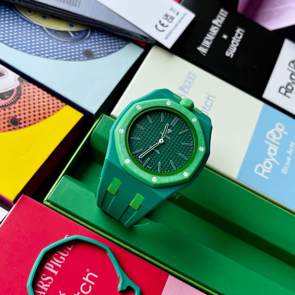 Swatch Ap “Green Eight” Royal Pop Bundle 1.1