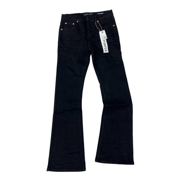 Purple Jean Black Flare Jean