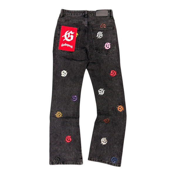 Godspeed Colorfull Patch Grey Jean