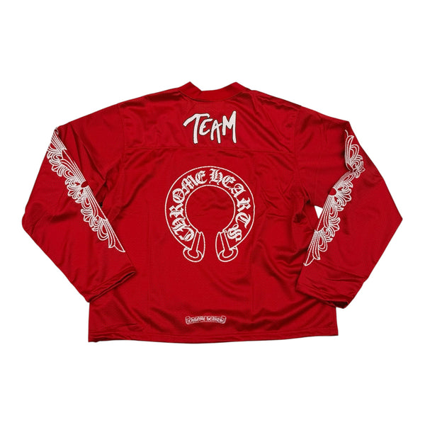 Chrome Heart “Form” Red Jersey Longsleeve Tee