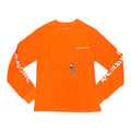 Chrome Heart “Link” Orange Longsleeve Tee