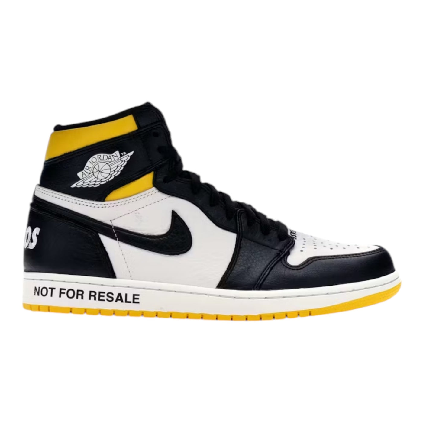 1 Retro “Not for resale” Varsity Maize