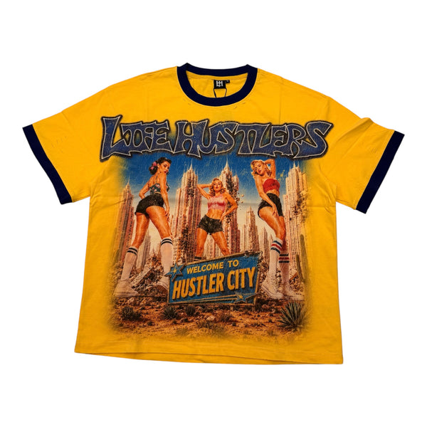 Life Hustler “Hustler City” Yellow Tee