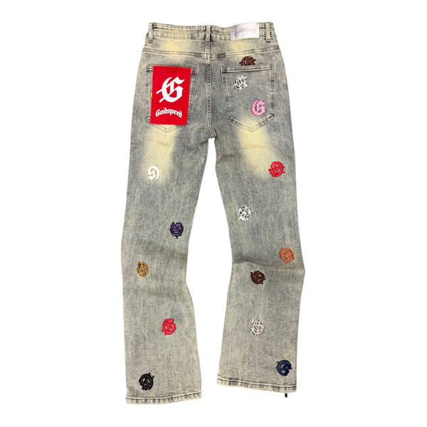 Godspeed Colorfull Patch Light Grey Jean