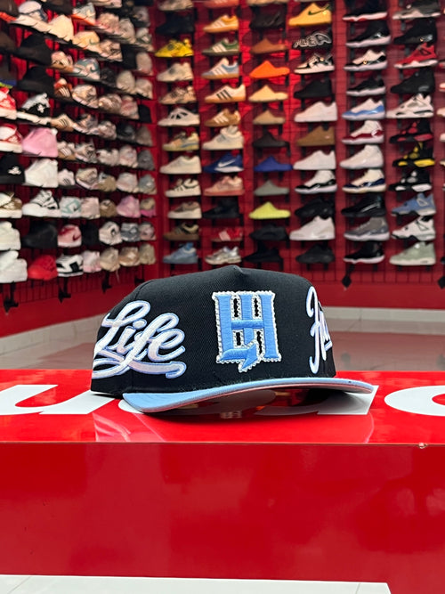 Life Hustler Black/Blue Cap