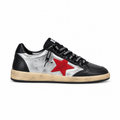 Golden goose ballstar black red star