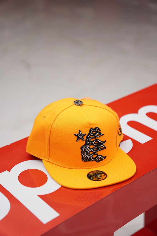Hellstar Dark Orange Diamond Cap