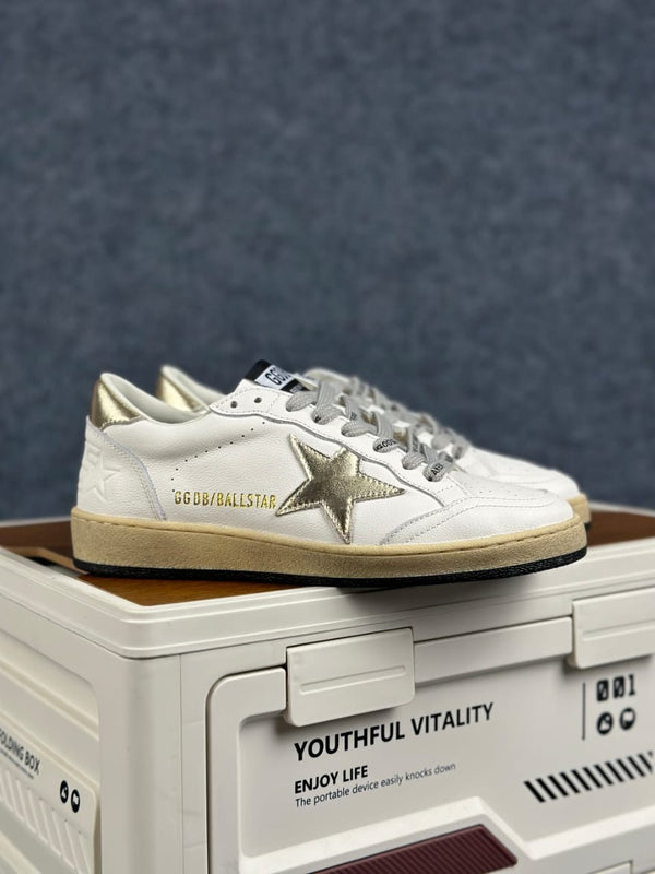 Golden Goose Clasic White/Gold/Cream