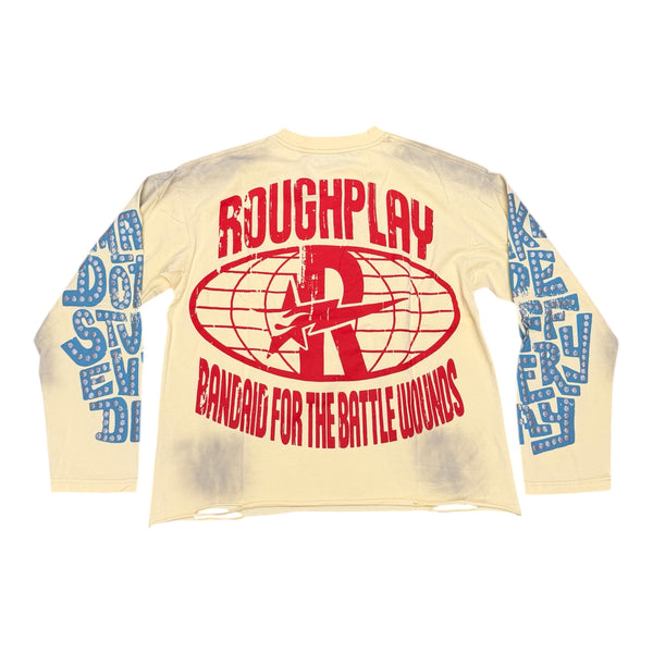 Rough Play “UFO Girls” Cream Longsleeve Tee