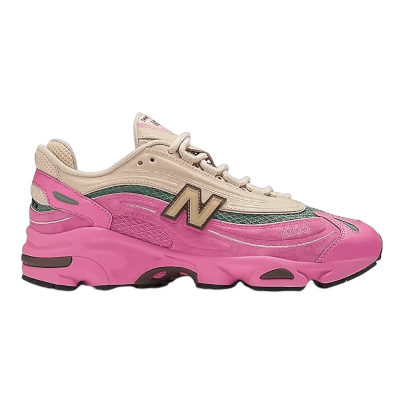 New Balance 1000 Tan Pink Green