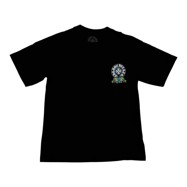 Chrome Heart Colorfull Cross / Black Tee