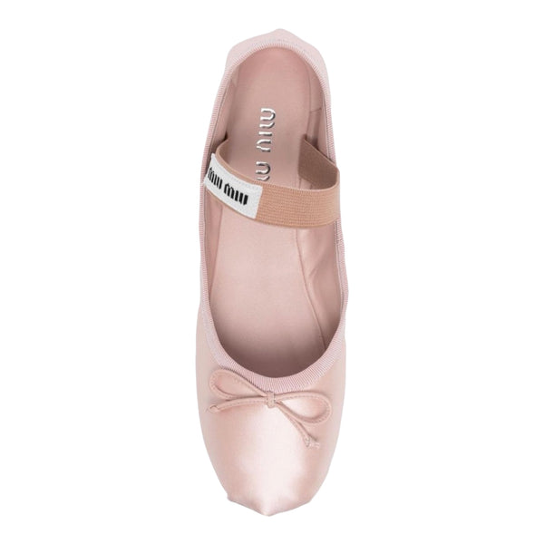 Miu Miu Satin Ballerinas