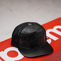 Chrome Heart Black Leather Cap