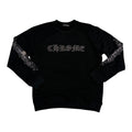 Chrome Heart Leather Logo / Black Longsleeve Tee