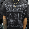 First Row “Faith Begins where Fear Ends” Black Tee