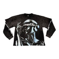 Digital “Metal Face” Black Longsleeve Tee