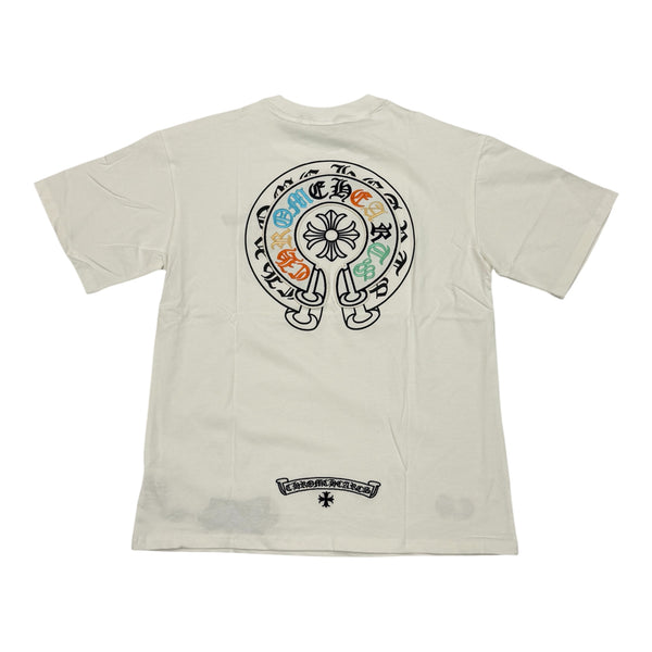 Chrome Heart White Colorfull Logo Tee
