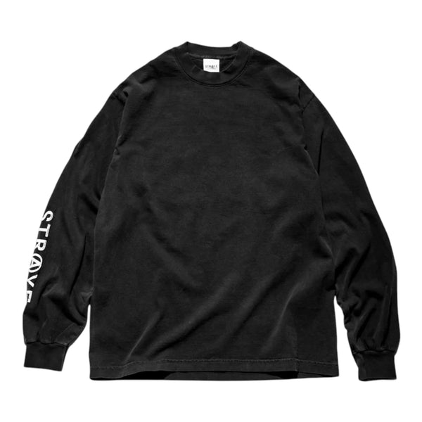 Straye Longsleeve Tee (Washed Black)