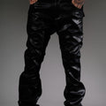 Leather Flared Vicious Jean